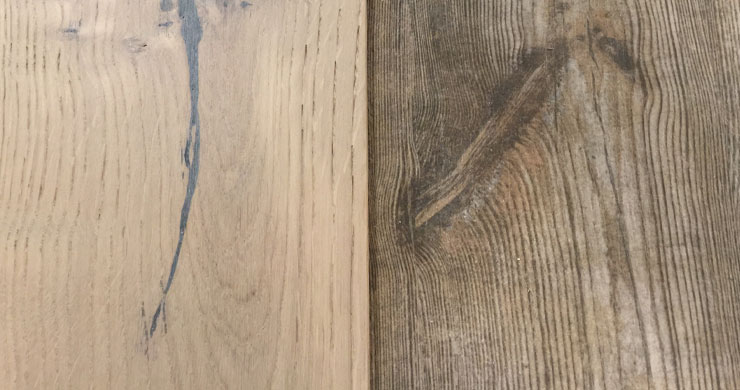 看起来像木头的瓷砖vs硬木地板Sebring服务