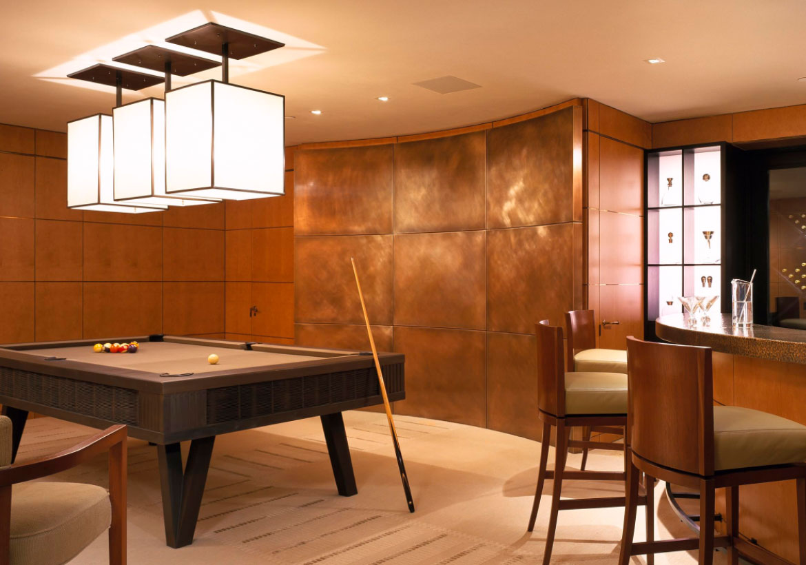 凉爽的台球桌灯照亮你的游戏室- Sebring设计构建