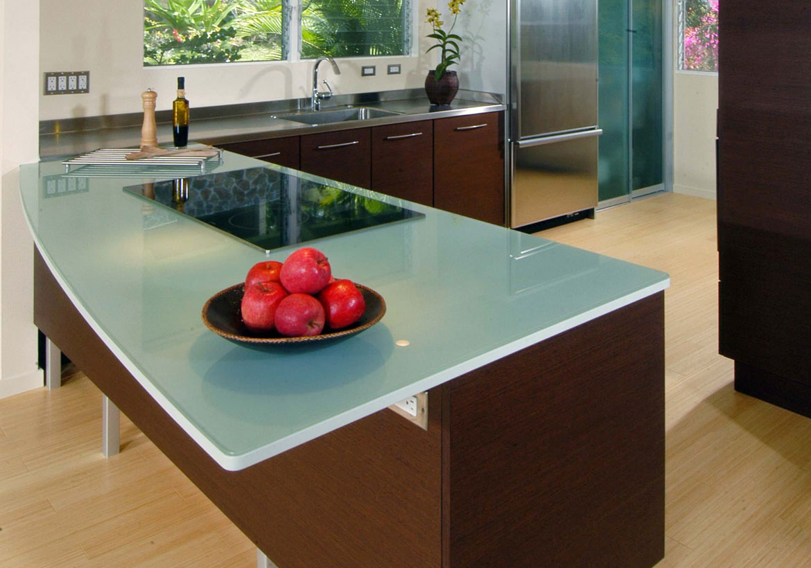 4个玻璃台面的想法，为你的厨房或浴室改造