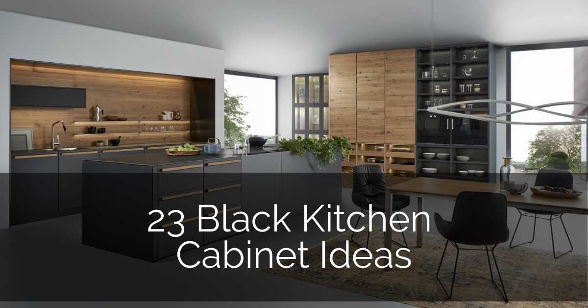 黑色kitchen-cabinet-ideas
