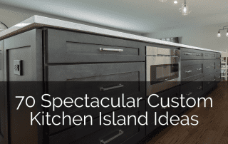 壮观的定制厨房岛的想法- Sebring设计建造